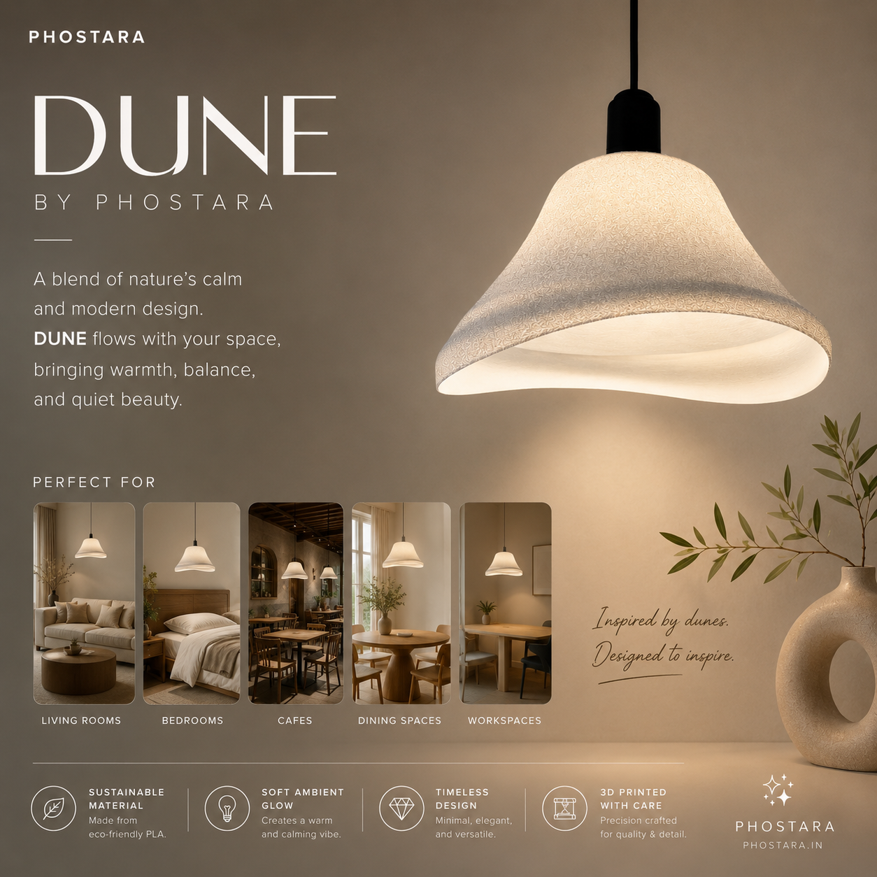 Dune- pendant lamp by phostara